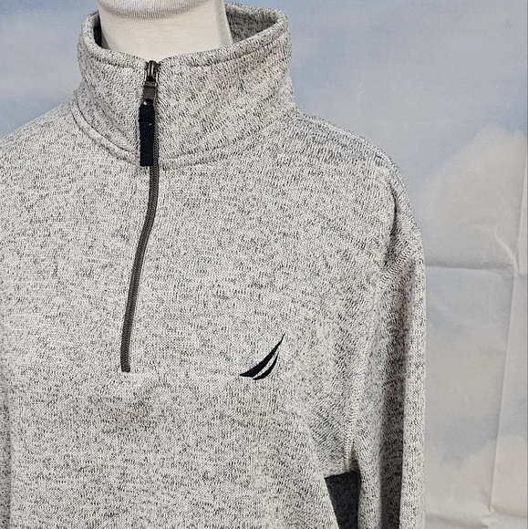 NAUTICA | HIGH MOCK NECK QUARTER ZIP PULLOVER - Picture 10 of 13